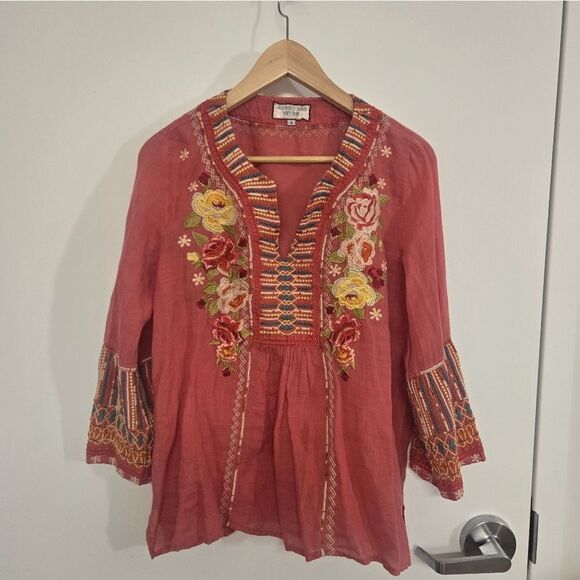 Johnny Was Workshop Tilly Flare Top - Picture 3 of 9